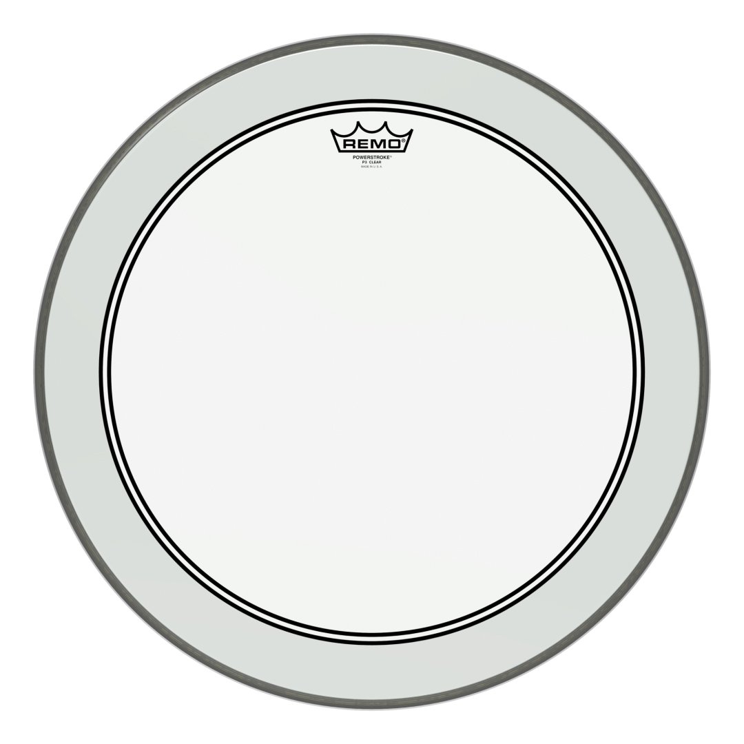 Remo Remo P3-1322-C2 Powerstroke P3 Clear Bass Drumhead. 22"