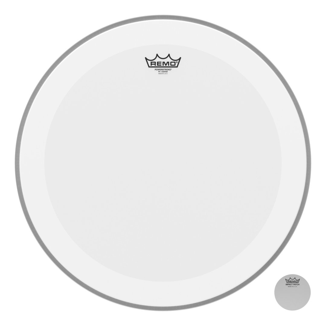 Remo Remo P4-1320-C2 Powerstroke P4 Clear Bass Drumhead. 20"