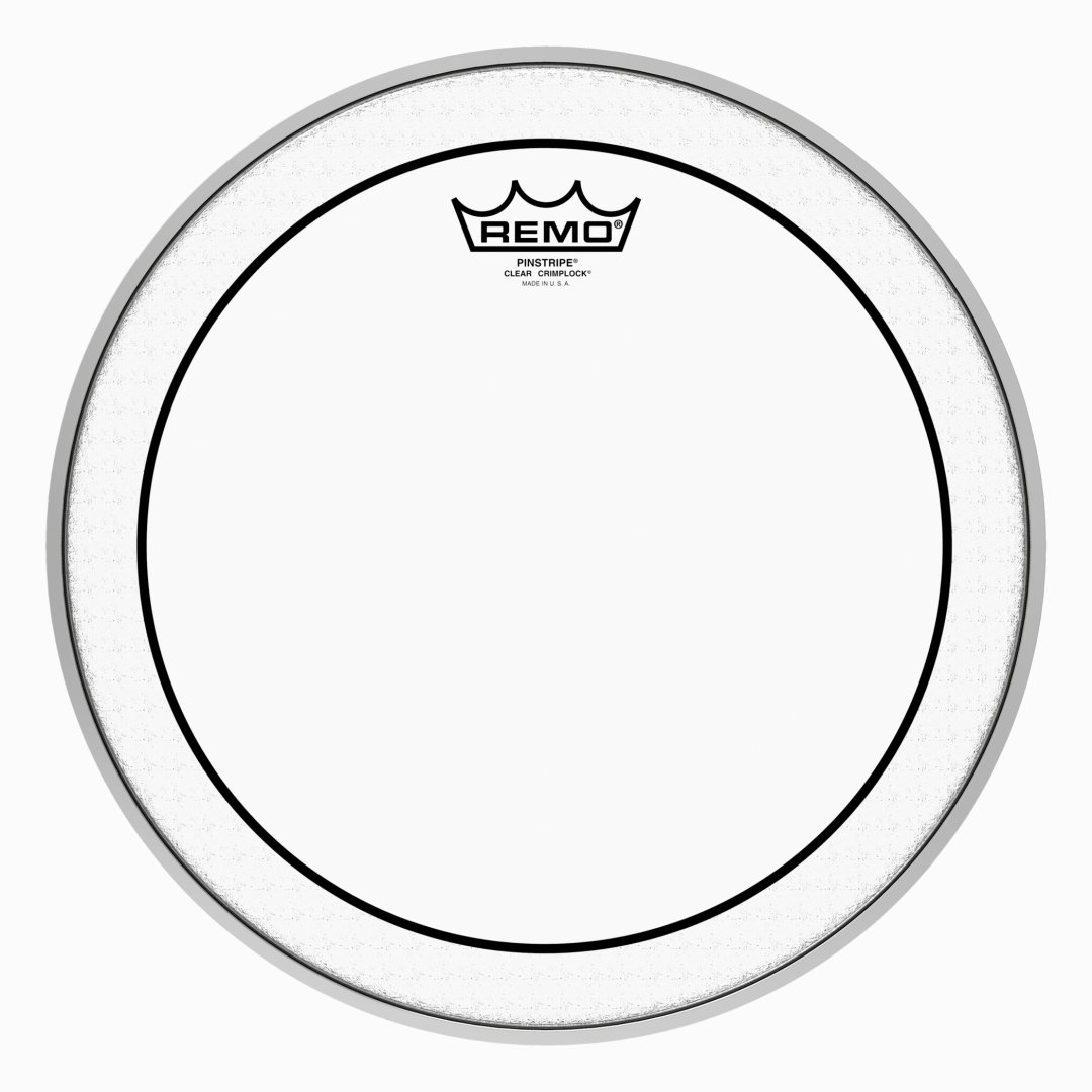 Remo Remo PS-0313-MP Pinstripe Clear Crimplock Tenor Drumhead. 13"