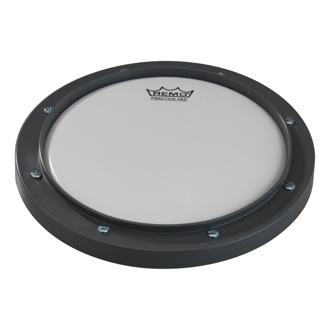 Remo Remo RT-0008-00 Practice Pad Tunable Grey Ambassador Coated Drumhead.