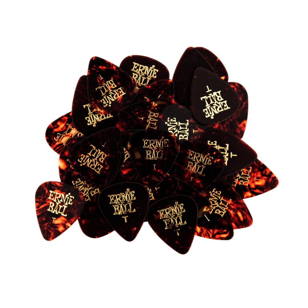 Ernie Ball Thin Shell Cellulose Picks, bag of 144