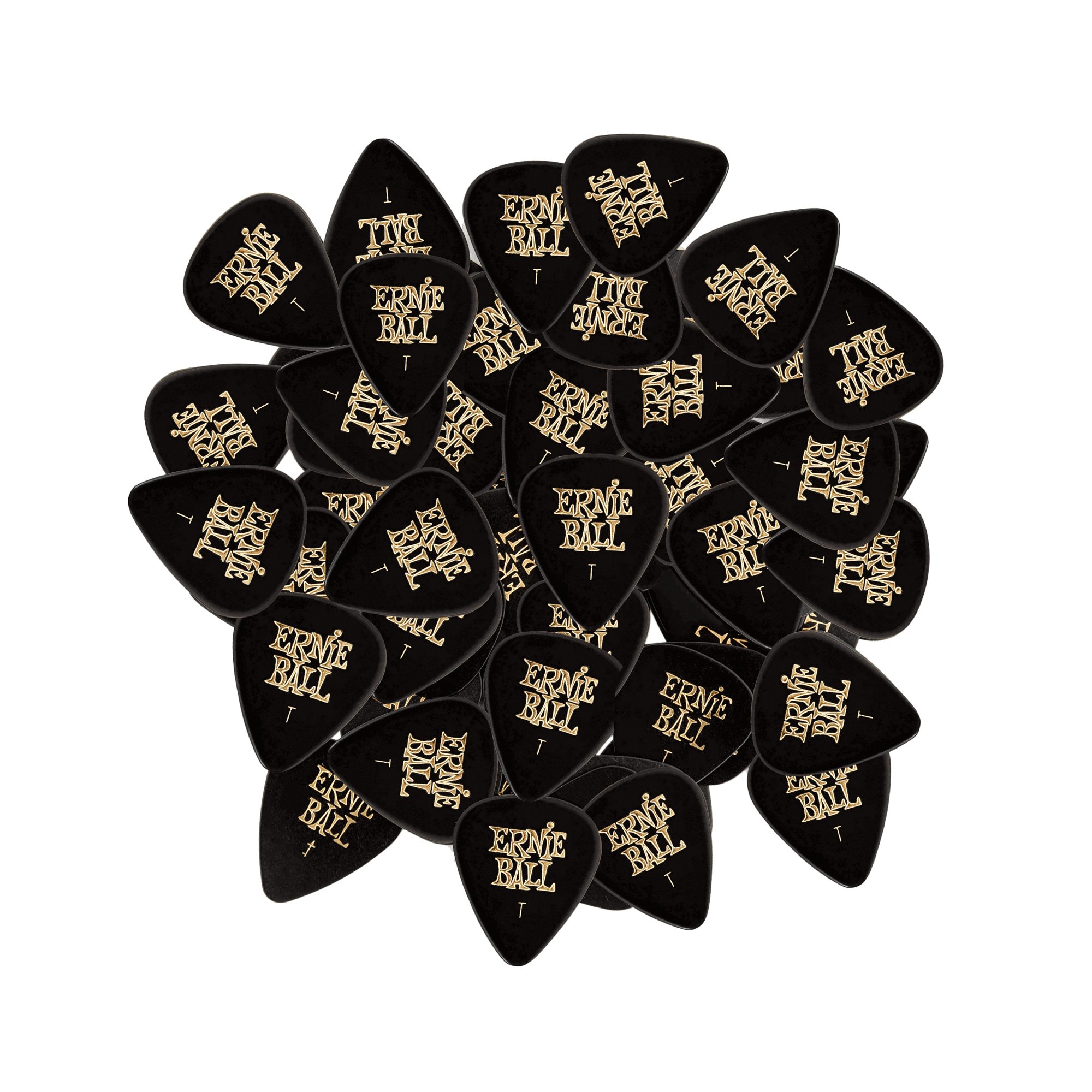 Ernie Ball Ernie Ball Thin Black Cellulose Picks - Bag/144