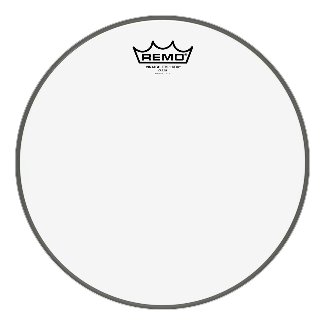 Remo Remo VE-0312-00 Emperor Vintage Clear Drumhead. 12"