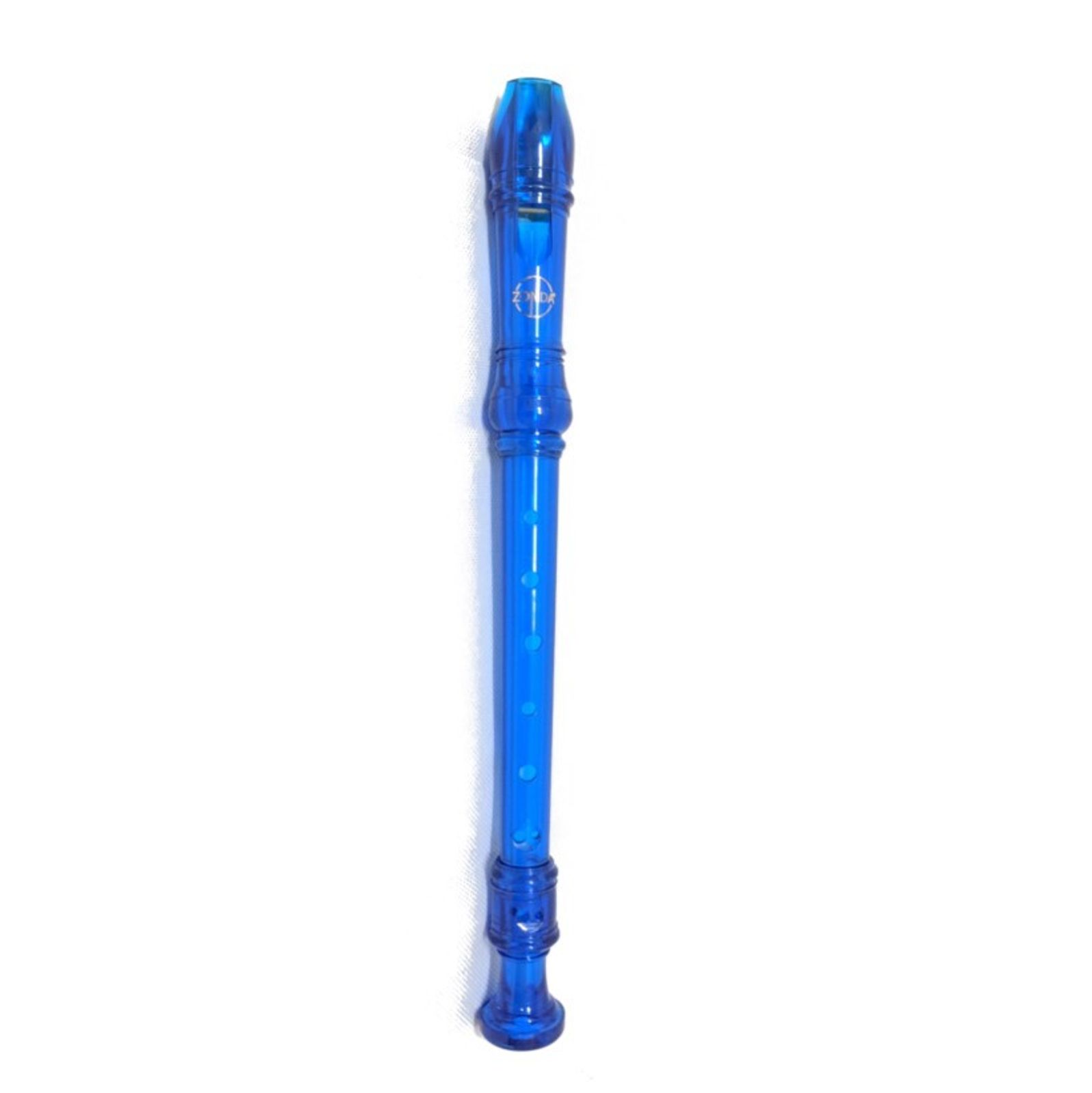 Zonda 3 Piece Blue Translucent Recorder with Bag