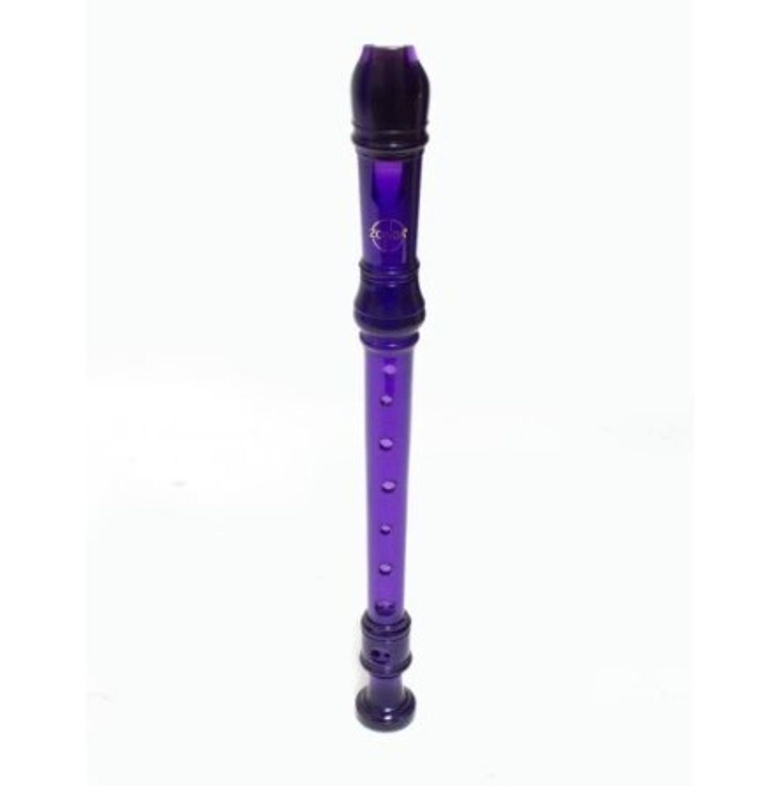 Zonda 3 Piece Purple Translucent Recorder with Bag