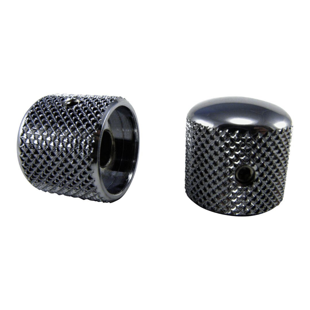 Ernie Ball Tele-style Knobs Chrome Plated Brass Set of 2