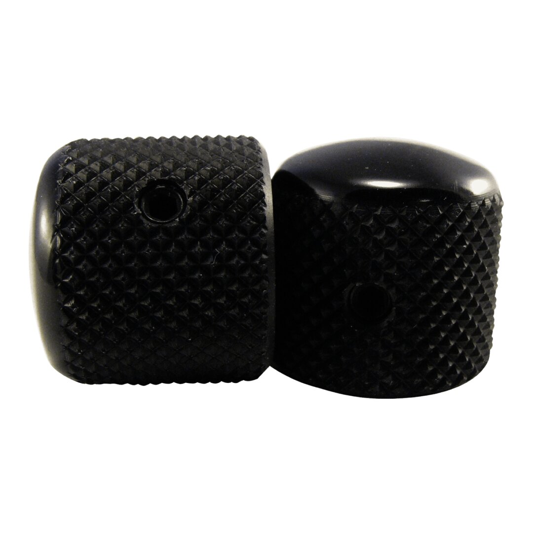 Ernie Ball Tele-style Knobs Black Aluminum Set of 2