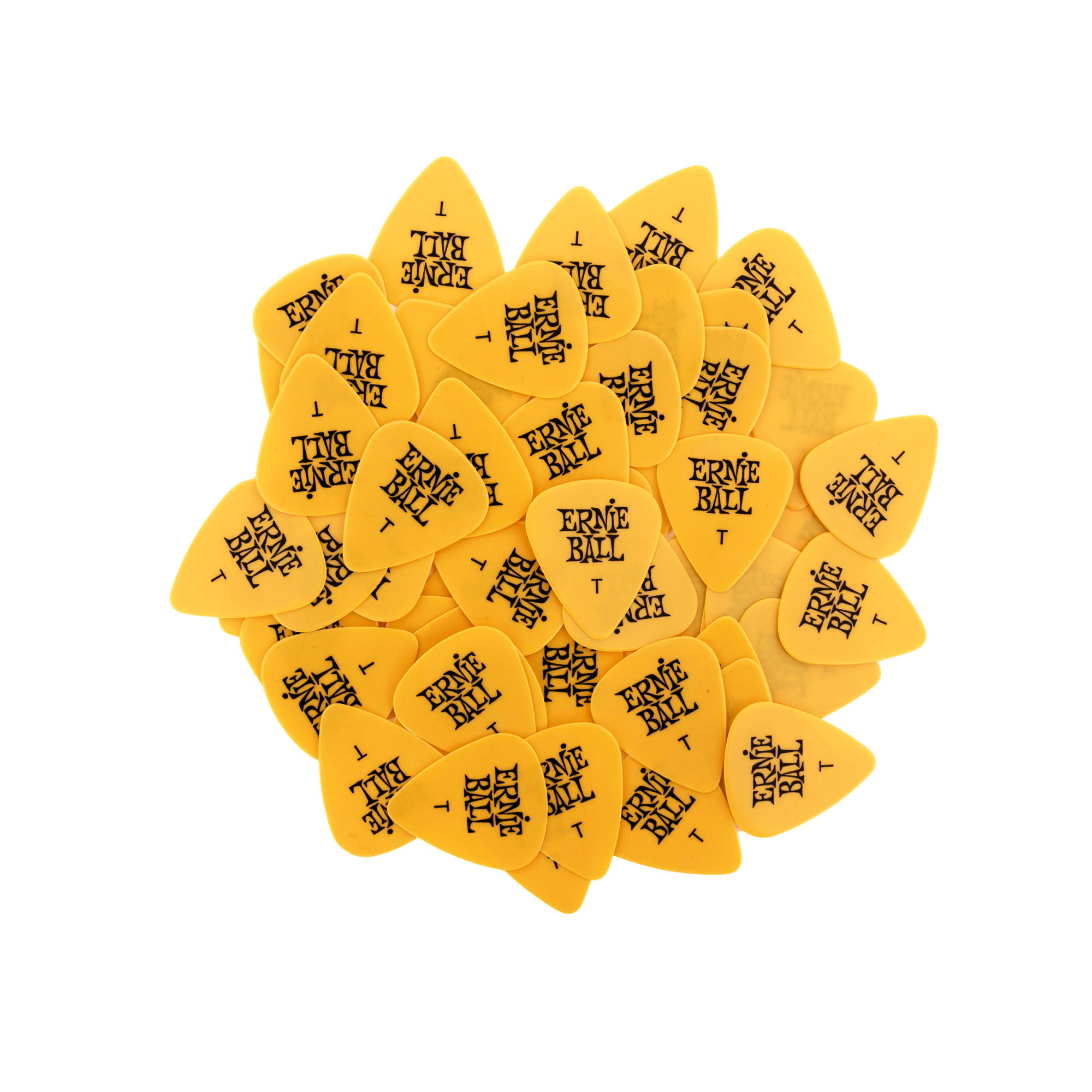 Ernie Ball Ernie Ball Thin Yellow Cellulose Picks - Bag/144