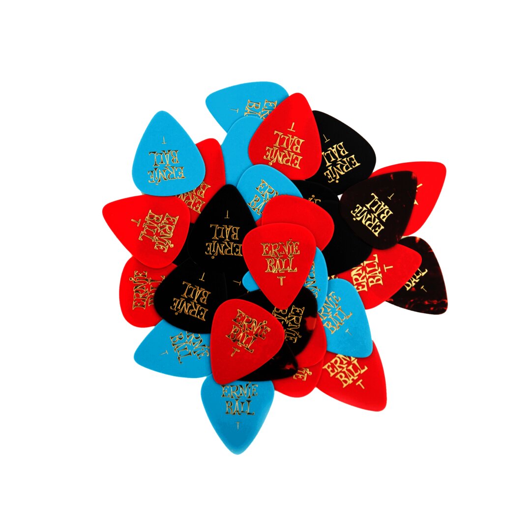 Ernie Ball Thin Assorted Cellulose Picks, bag of 144