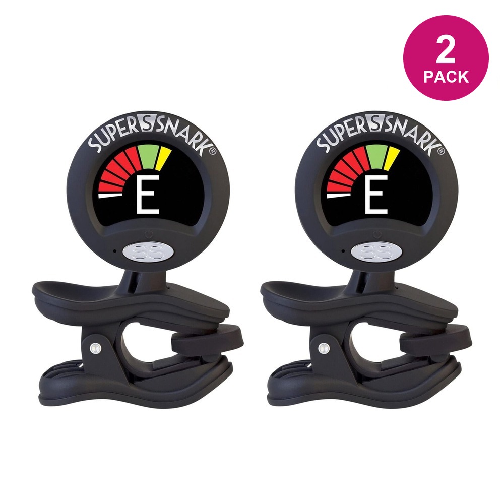 Snark SN-X-RE Clip-On Tuner - 2 Pack (Guitar, Bass and Violin)