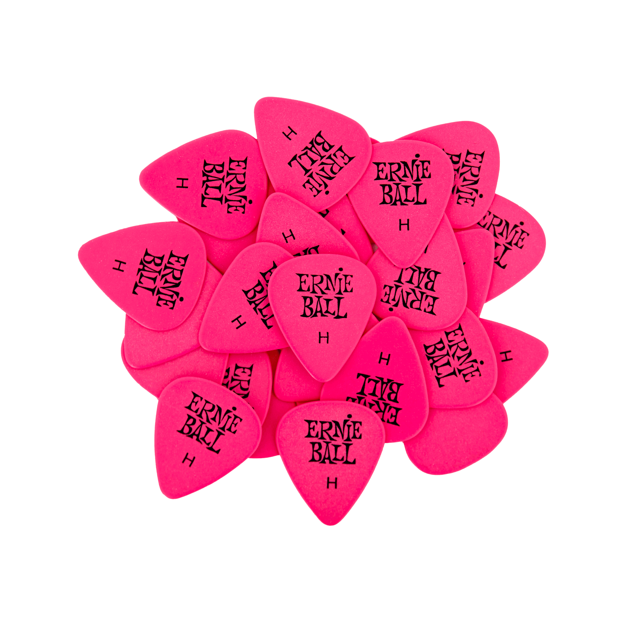 Ernie Ball Ernie Ball Heavy Pink Cellulose Picks - 144/Bag
