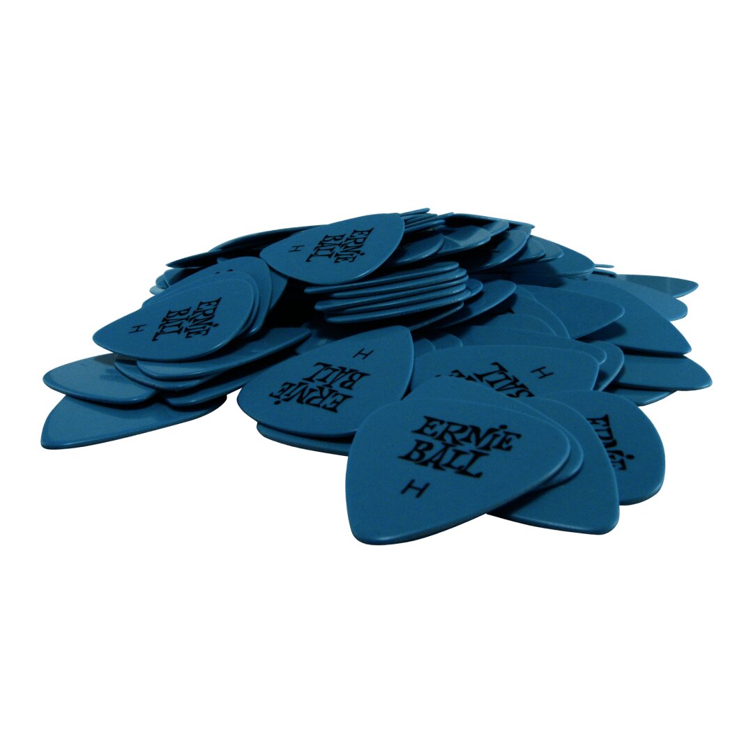 Ernie Ball Heavy Blue Cellulose Picks bag of 144