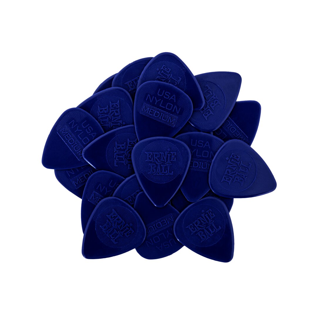 Ernie Ball Medium Injection Molded Nylon Picks 0.72mm bag of 50