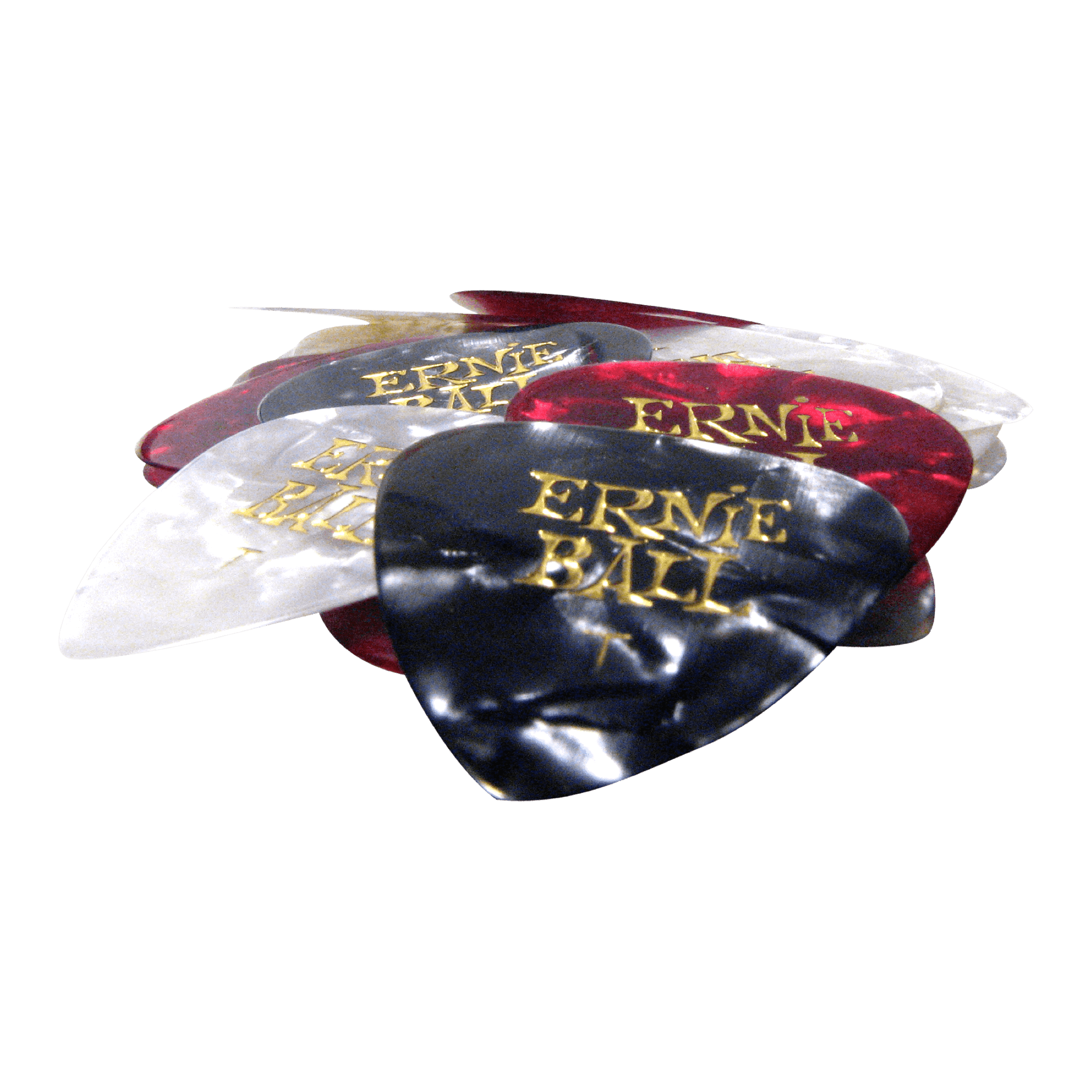Ernie Ball Ernie Ball Thin Assorted Color Pearloid Cellulose Picks - Bag/24