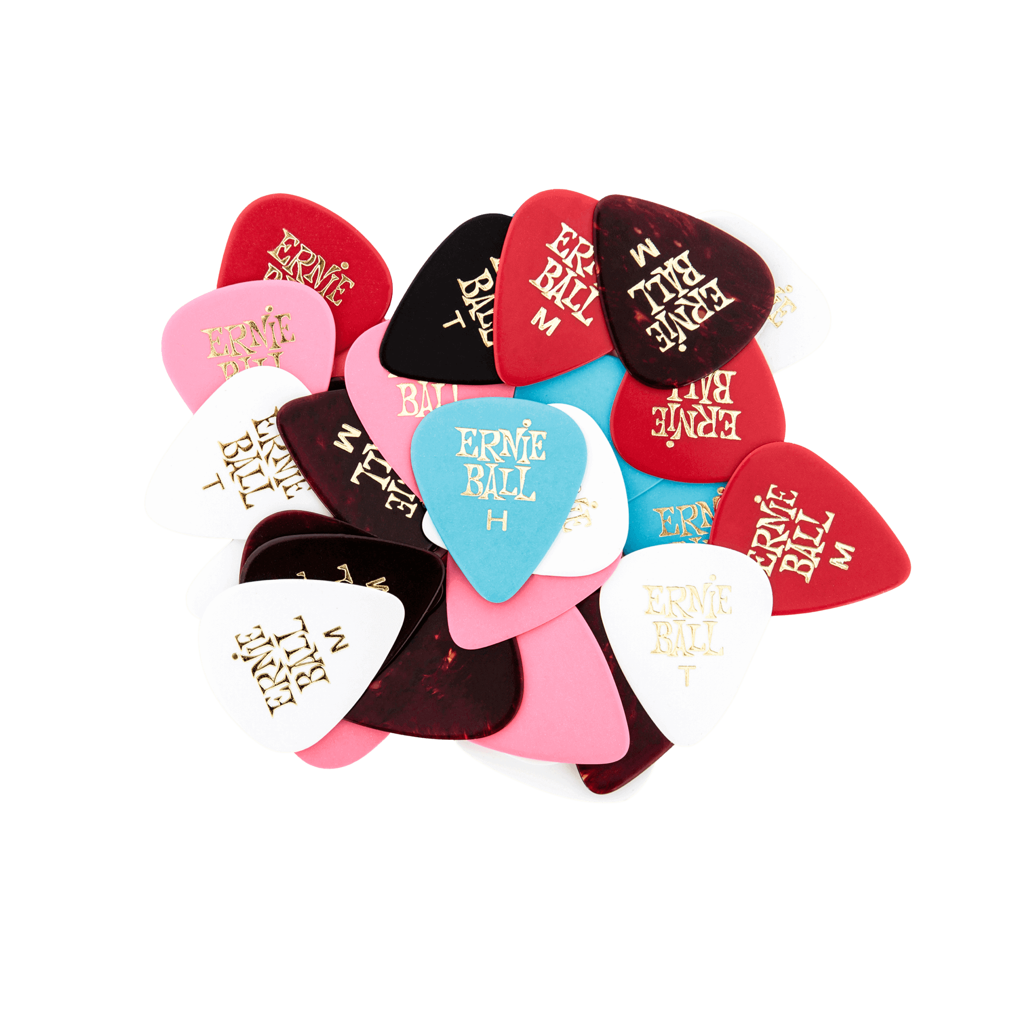 Mixed Mixed Thickness & Assorted Color Cellulose Picks bag of 144
