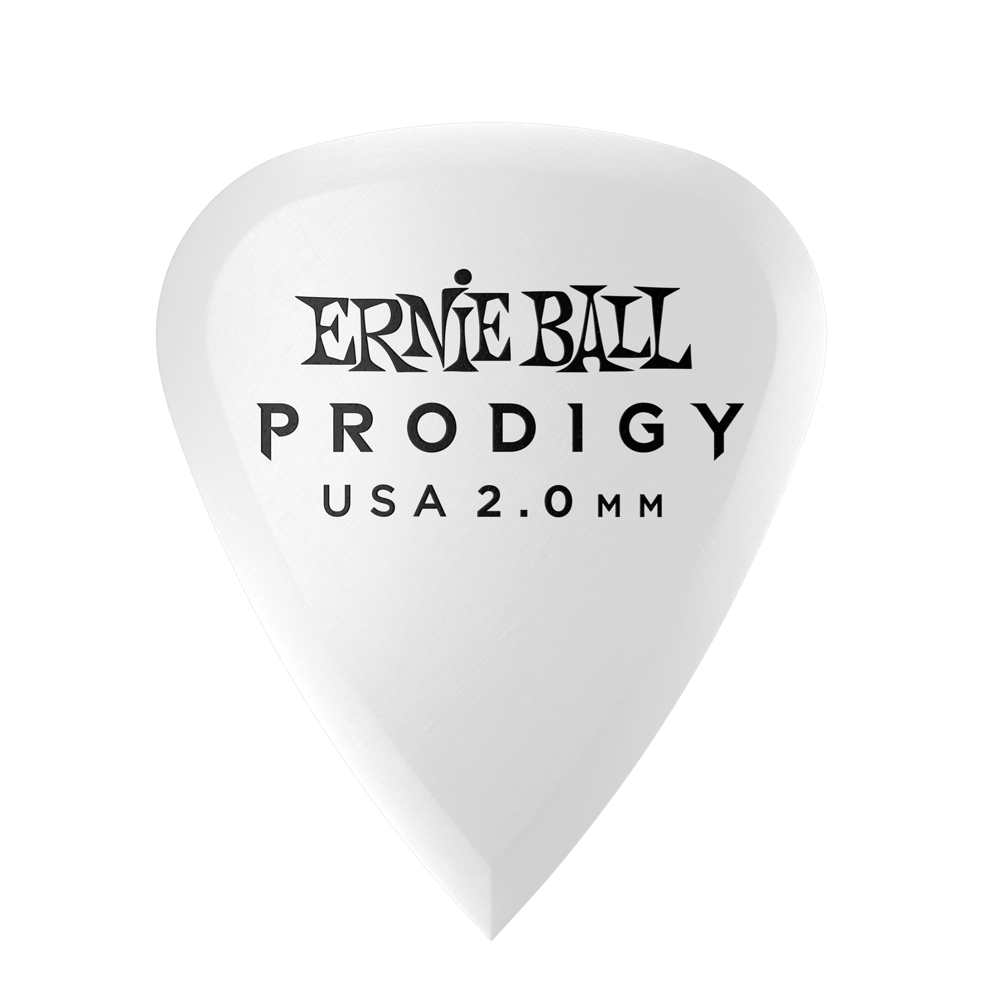 Ernie Ball Ernie Ball 2.0mm White Standard Prodigy Picks 6-Pack