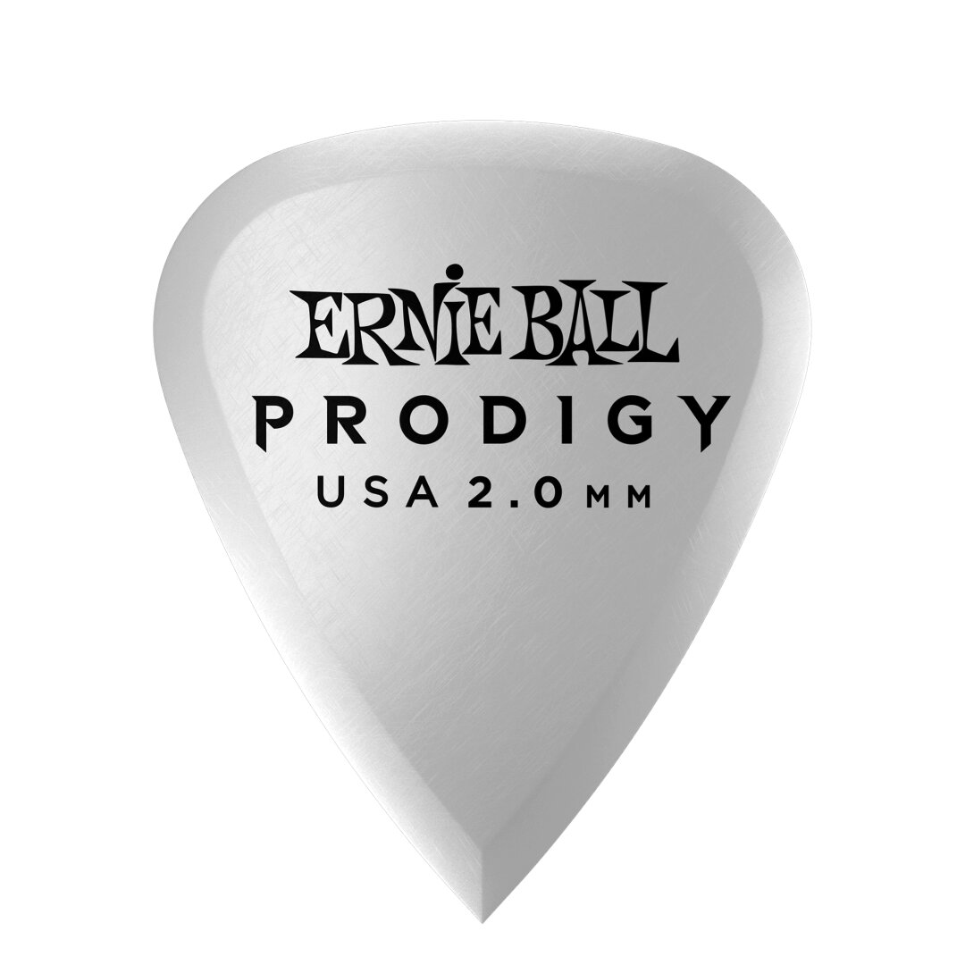Ernie Ball 2.0mm White Standard Prodigy Picks 6-Pack