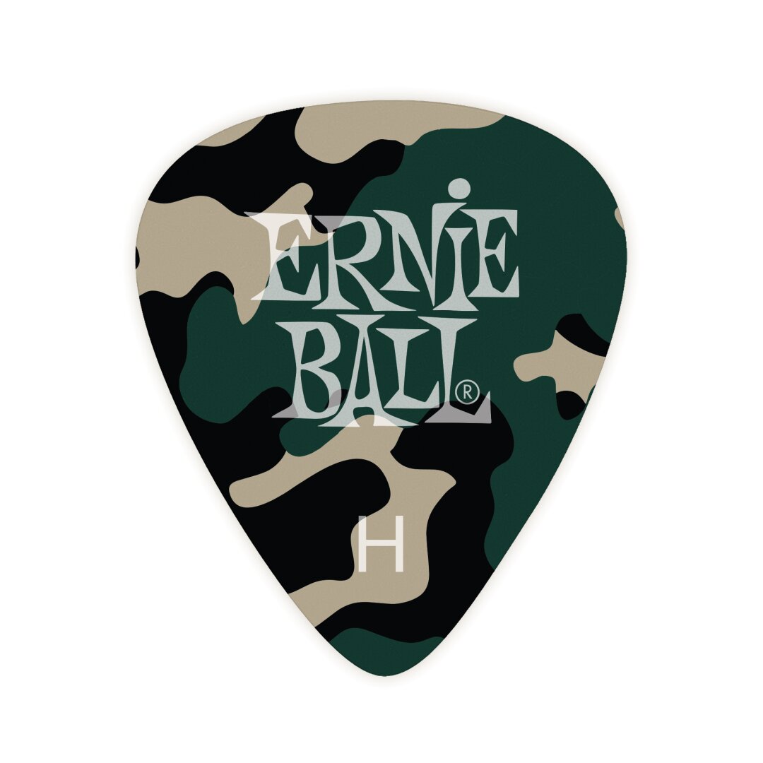 Ernie Ball Camouflage Cellulose Heavy bag of 12