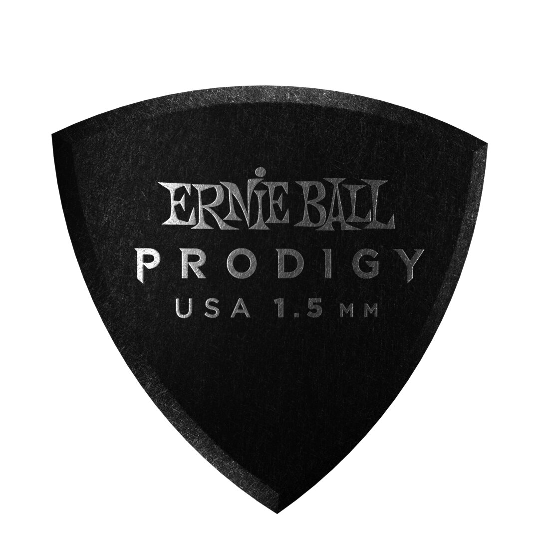 Ernie Ball Ernie Ball 1.5mm Black Shield Prodigy Picks 6-pack