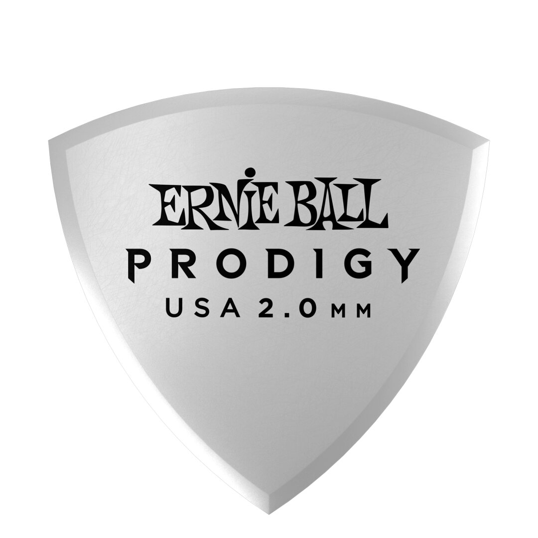 Ernie Ball Ernie Ball 2.0mm White Shield Prodigy Picks 6-pack