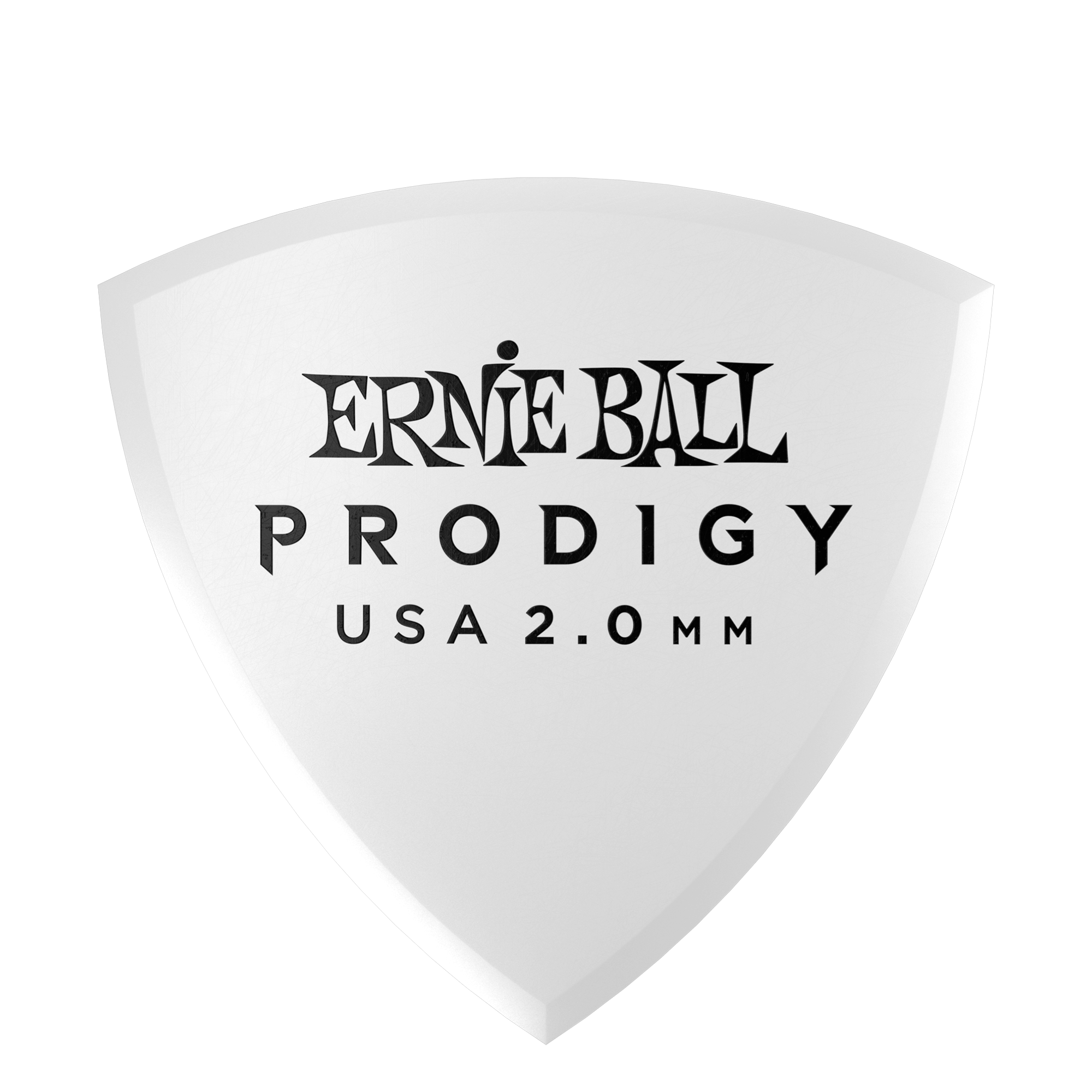 Ernie Ball Ernie Ball 2.0mm White Shield Prodigy Picks 6-pack