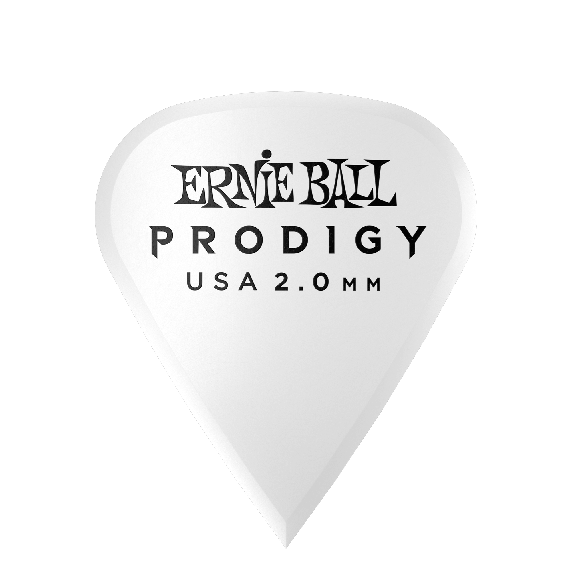 Ernie Ball Ernie Ball 2.0mm White Sharp Prodigy Picks 6-pack