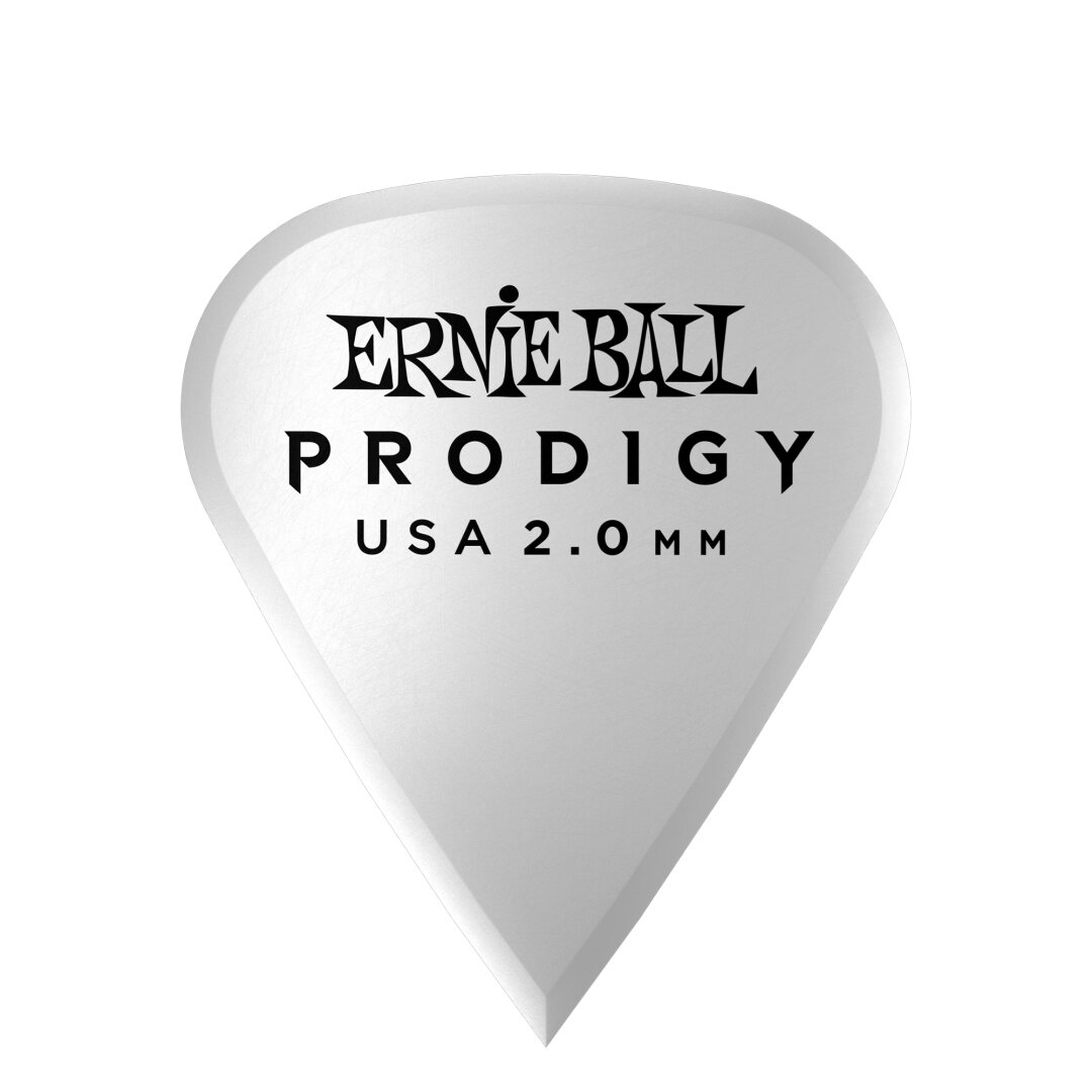 Ernie Ball Ernie Ball 2.0mm White Sharp Prodigy Picks 6-pack