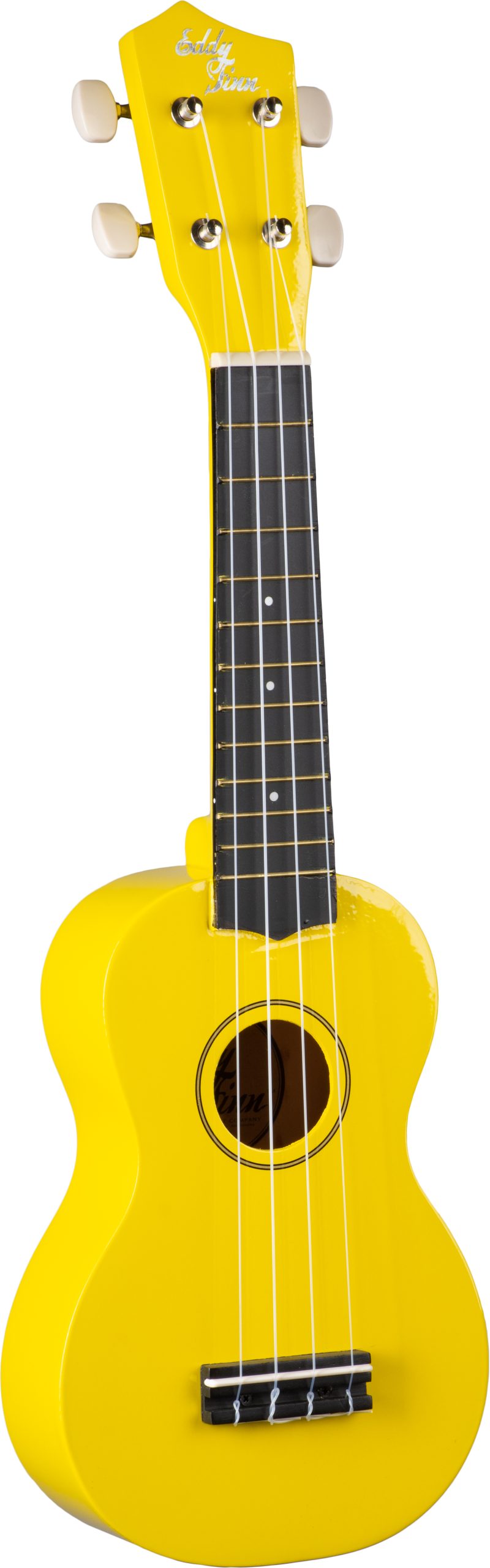 EDDY FINN EDDY FINN SOPRANO UKULELE WITH BAG, GLOSS FINISH, YELLOW