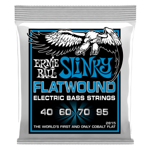 Extra Slinky Flatwound Electric Bass Strings - 40-95 Gauge